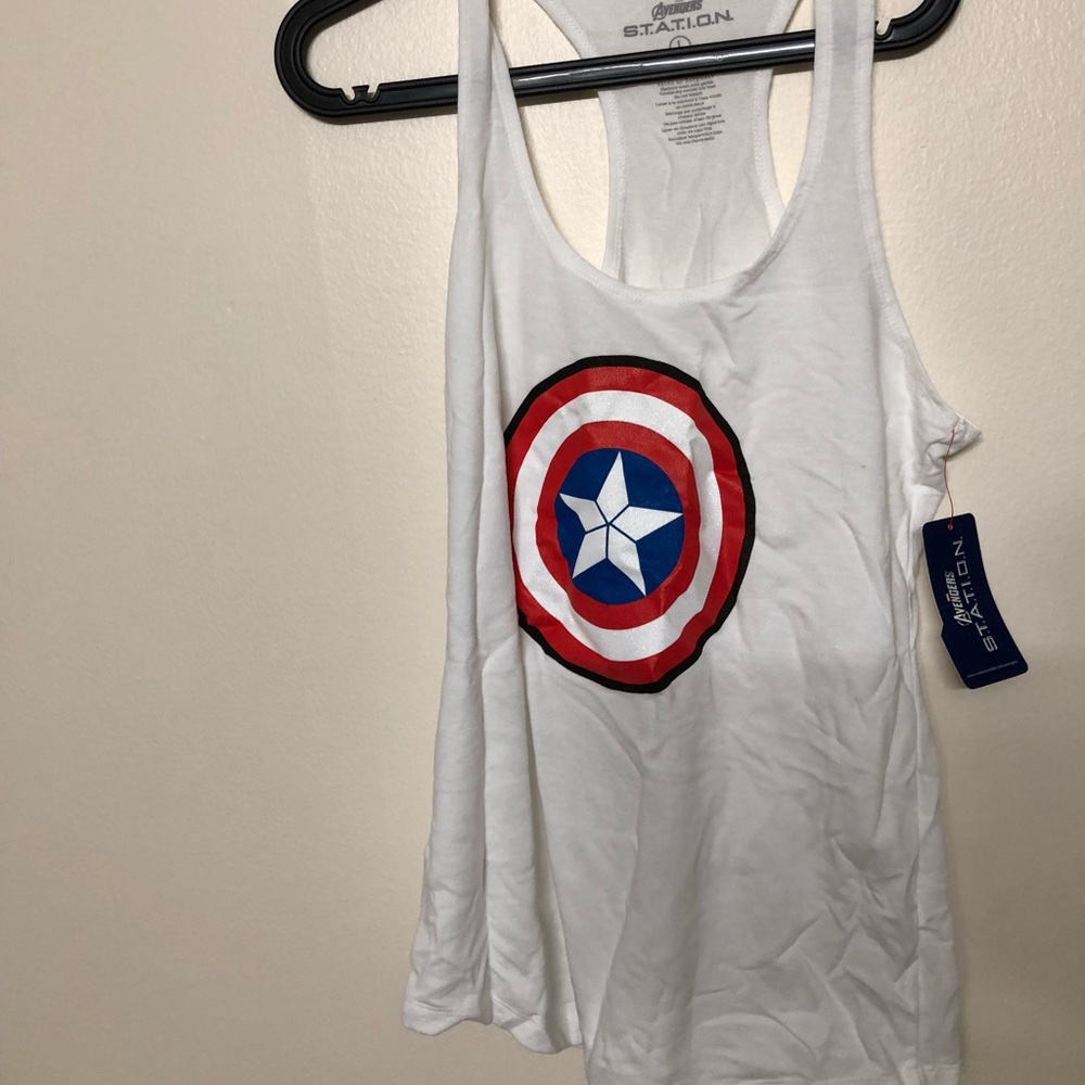 Avengers captain America tank top